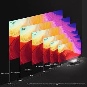 Téléviseur laser SUYUN UN120 avec écran de <span class=keywords><strong>120</strong></span> pouces, projecteur à ultra courte focale 4K pour cinéma maison et visioconférence professionnelle - Product Image 6