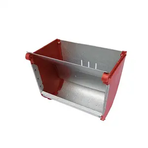 Thickened iron sheet anti-pickoff material Thickened external hanging rabbit cage Food box 12cm/15cm/20cm/25cm Rabbit feeder box