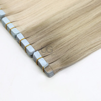 Extensions de cheveux humains à bandes adhésives U Glamour Hair Wholesale, micro-mèches lisses et sans couture