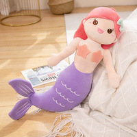 Peluche Princesse Sirène Scintillante Oceanarium avec Rembourrage en Coton PP, Plusieurs Couleurs, Design Adorable, Poupée Apaisante