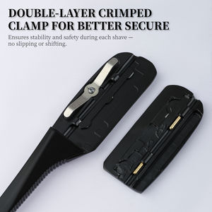 专业理发折叠手动剃须刀定制标志直刃剃须刀折叠理发剃须刀支架，用于理发沙龙 - Product Image 5