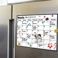 Pianificatore settimanale magnetico su misura del pasto mensile del calendario di piano A3 su misura per la lavagna del lavagna bianca del magnete del frigorifero