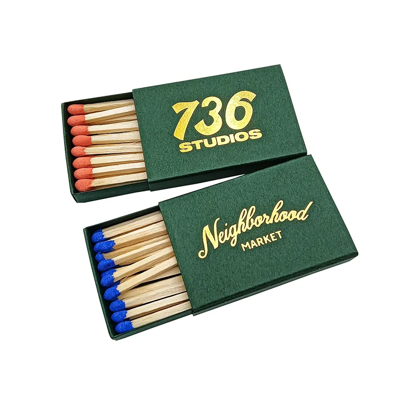 Hot sale custom luxury matches for candles in bulk High quality personalized long print advertisement matches in matches