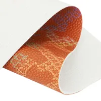 HC-tela de cuero sintético para bolsos, tejido de imitación de Pvc, Vegano, de marca