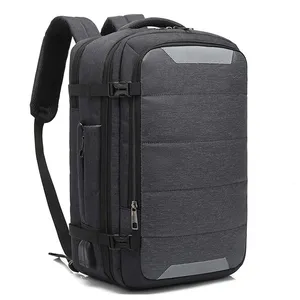 Manufacturer Supplier Business Multifunctional Waterproof Double Shoulders Bags Black Laptop Backpack