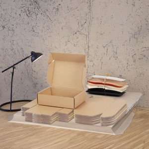 Free Custom Size Recycled Kraft Corrugated Shipping <b>Mailing</b> <b>Box</b> ISO Certified China Manufactured Dress Exhibition Use Free - Product Image 3