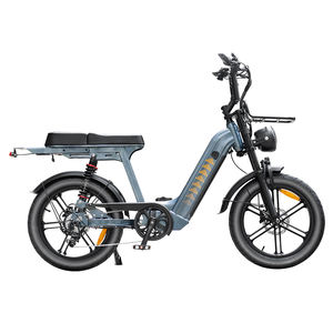 Bicicleta Eléctrica Urbana D50 250W 48V 18.2AH 20 Pulgadas con Doble Amortiguador y Neumáticos Gruesos para Mujer, en Stock en la UE - Product Image 3