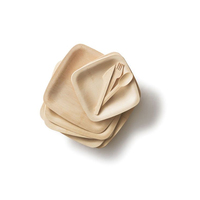 Petite assiette ronde en bambou