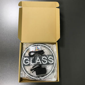 Custom appeso muro Art segno led decorazione <span class=keywords><strong>arcobaleno</strong></span> inseguimento circolare di colore insegne al neon per il negozio - Product Image 2