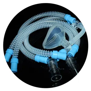 呼吸用シリコンホース弱酸性および耐アルカリ性プラチナ硬化麻酔管医療用呼吸管