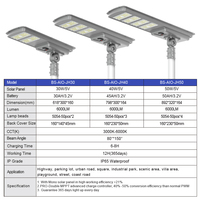 Lampadaires solaires intégrés personnalisables, étanches IP65, tout-en-un, pour l'éclairage routier et autoroutier