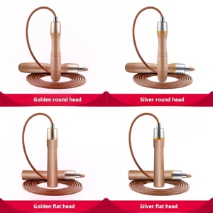 Vente en gros de cordes à <span class=keywords><strong>sauter</strong></span> réglables en bois <span class=keywords><strong>pour</strong></span> améliorer la force et développer les muscles, cordes à <span class=keywords><strong>sauter</strong></span> avec logo - Product Image 3