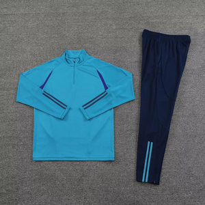 ชุดวอร์มฟุตบอลมีซิปสำหรับผู้ชายชุดวอร์มฟุตบอลแบบไม่มีโลโก้ - Product Image 6