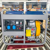 Générateur de soudage diesel refroidi par air Yumei, châssis ouvert, démarrage électrique, monophasé/triphasé 220V/380V 50/60Hz, moteur 4 temps