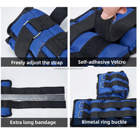 Poids de poignet de cheville d'entraînement de forme physique UNIQ pour femmes hommes jambes de bras poignets de sac de sable poids de cheville et de poignet réglables en néoprène