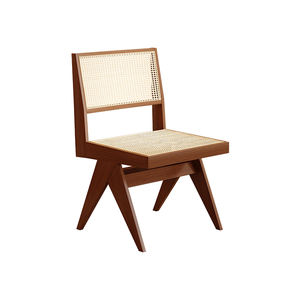 2022 حار تصميم الحد الأدنى الصلبة المطاط المنسوجة الروطان كرسي الطعام المنزل المكتب وأثاث الفندق ، استخدام شقة - Product Image 1