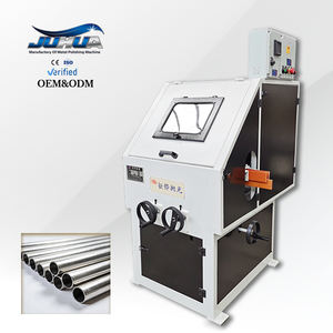 Mesin Poles, Penghalus, dan Penggiling Pipa Bulat JUHUA, Mesin Pengamplas Sabuk Otomatis untuk Permukaan Logam Batang Bulat - Product Image 1
