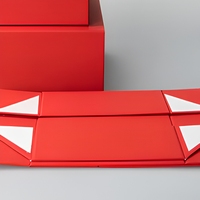Boîtes cadeaux pliables magnétiques en or rose, emballages rigides pliables pour l'expédition de cadeaux