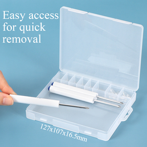 SUNSHING Multi Compartment Plastic Storage Container Component Organizer with Dividers for Screws <b>Small</b> Parts Partition <b>Box</b> - Product Image 4