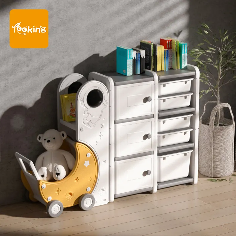 Kinder sicheres Spielzeug regal Organizer Kinder Wohnzimmer Schrank