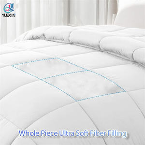 Edredón de ropa de cama de fibra personalizable de calidad hotelera, tamaño Queen para noches acogedoras en casa y habitación de Hotel, edredón interior cómodo - Product Image 3