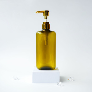 Super High Quality 350ml PET <b>Amber</b> Plastic <b>Bottle</b> Empty Container for Body Lotion Hand Wash Facial Cleanser Top Manufacture - Product Image 4