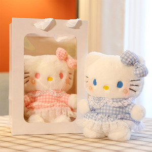 Peluche Hello Kitty o Gatto Nere da 25 cm all'ingrosso per bambini - Bambole animate KT - Regali per bambini - Product Image 5