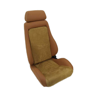Siège baquet de course de style ancien, design sportif confortable avec glissière, universel, une paire de sièges de course en mousse
