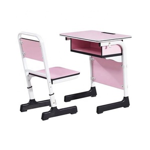 Mobilier de classe table enfant colorée réglable en hauteur ensemble bureau et chaise <span class=keywords><strong>étudiant</strong></span> unique mobilier scolaire - Product Image 3