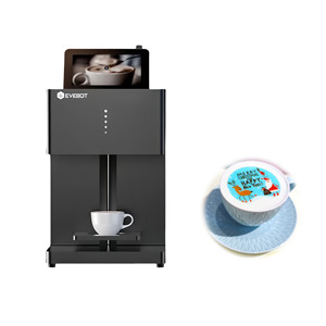 EVEBOT EB-FC1 Color Coffee Printer for Cafe Automatic Latte Art Machine with Selfie Photo Printing Food Grade Ink - Product Image 1