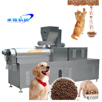 Extrudeuse de nourriture pour chiens et chats avec équipement de traitement et de séchage à double vis pour la production de granulés d'aliments pour animaux de compagnie