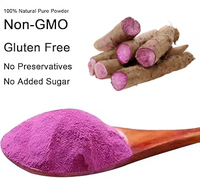Poudre UBE de poudre d'igname violette de patate douce violette biologique naturelle pure