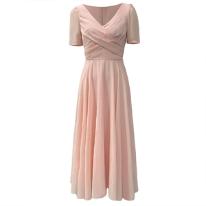 Robe trapèze sans manches cintrée à la taille pour femme, robe de soirée - Product Image 5