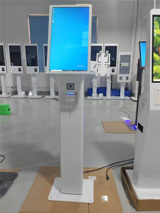 Kiosque de Check-in Intérieur <span class=keywords><strong>sur</strong></span> <span class=keywords><strong>Pied</strong></span> WUXIN 21,5 Pouces avec Lecteur de Code-barres, Scanner de Passeport et Intégration de Réservation Hôtelière par Carte Clé - Product Image 3