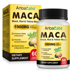 ArtoaLabs Private Label 1900mg Maca-Wurzelextrakt-Kapseln Fördert Vitalität und Verbessert die Reproduktive Gesundheit Maca-Kapseln für Erwachsene - Product Image 4