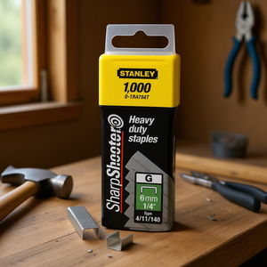 Grapas de Alta Resistencia Stanley SharpShooter de 6 mm, Tipo 1/4, 4/11/140 G - Product Image 3