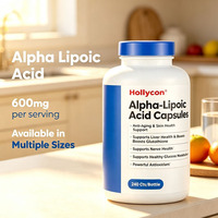 Capsules d'acide alpha-lipoïque pour la santé du foie, la santé des nerfs, un métabolisme sain du glucose, complément d'acide alpha-lipoïque
