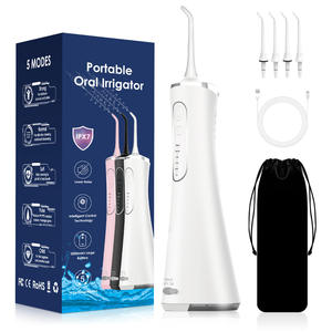 Irrigador Bucal Eléctrico Inalámbrico <span class=keywords><strong>de</strong></span> Marca Privada Personalizado, Resistente al <span class=keywords><strong>Agua</strong></span> IPX7, <span class=keywords><strong>Limpiador</strong></span> Bucal Portátil para el Cuidado Diario <span class=keywords><strong>de</strong></span> los Dientes - Product Image 1