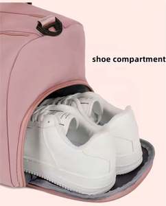 Sac de sport de voyage personnalisé en gros, sac de sport de gym, sac de yoga, sac de voyage, sac de week-end, sac à bandoulière avec compartiment pour chaussures humides - Product Image 5