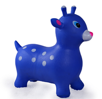 Nouveaux jouets gonflables pour enfants en plastique écologique, cheval sauteur gonflable