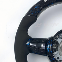 Volant LED en fibre de carbone forgée pour BMW E70 E72 E90 E92 E93 F80 F10 F12 F15 F20 F22 F31 F32 F33 F36 M3 BMW F30