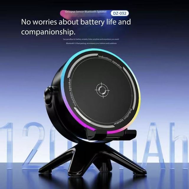 Octopus Speaker DZ-032 Cute Cartoon Wireless Speaker Long Playtime Mini Sound Box for Daily Audio Playback