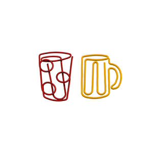 Clips de papier en forme de chopes à bière de différentes couleurs, prêts à être expédiés, clips de papier en métal en forme de tasse à café pour les amateurs de café - Product Image 6