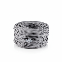 Câble Ethernet UTP CAT6 rétrocompatible de 305 m – Solution réseau polyvalente à 8 conducteurs en cuivre toronné recouvert d'aluminium