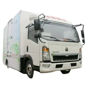 2024 Novo HOWO Caminhões de acionamento elétrico LHD RHD Sinotruk Caminhão basculante 2 ton 12 ton 4x2 4x4 Tipo África baixo preço de fábrica venda