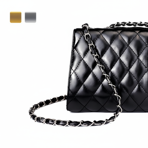 Borsa a portafoglio con tracolla incrociata a catena in pelle da donna con borsa a tracolla elegante ed elegante - Product Image 1