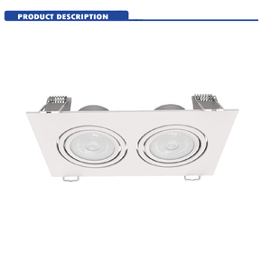 Philips LED Bulls Eye Spot ánh sáng lưới tản nhiệt ánh sáng GD900 vuông lõm Spotlight đôi kết hợp - Product Image 4