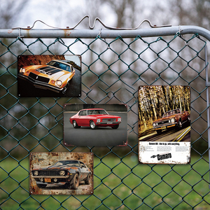 Targa in Metallo Classica Camaro Muscle Car, Decorazione <span class=keywords><strong>Vintage</strong></span> per Garage, Man Cave, Poster da Parete per Appassionati di Auto - Product Image 2