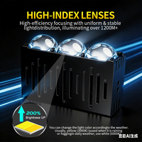 Faro Delantero Senlo X3GT 160W, Precio Directo de Fábrica, Foco para Parrilla de Automóvil, Luz Auxiliar de Conducción, Luz Antiniebla LED para Auto