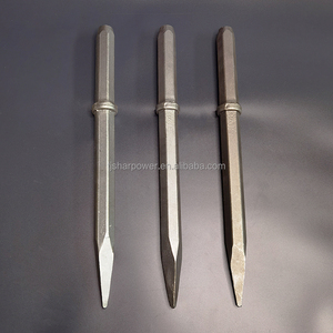 SHARPOWER 3M 콘크리트 유압 해머 브레이커 스틸 다이아몬드 육각 소일 포인트 판매용 끌 - Product Image 2